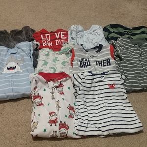6 months baby boy pajama bundle